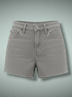 Old Navy OG Straight High Rise Fringe Hem Shorts 2